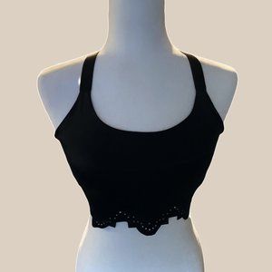 BRAND NEW! BEYOND YOGA SCALLOPED TANK. Black, XS,